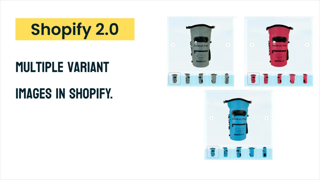 Multiple variant images in Shopify