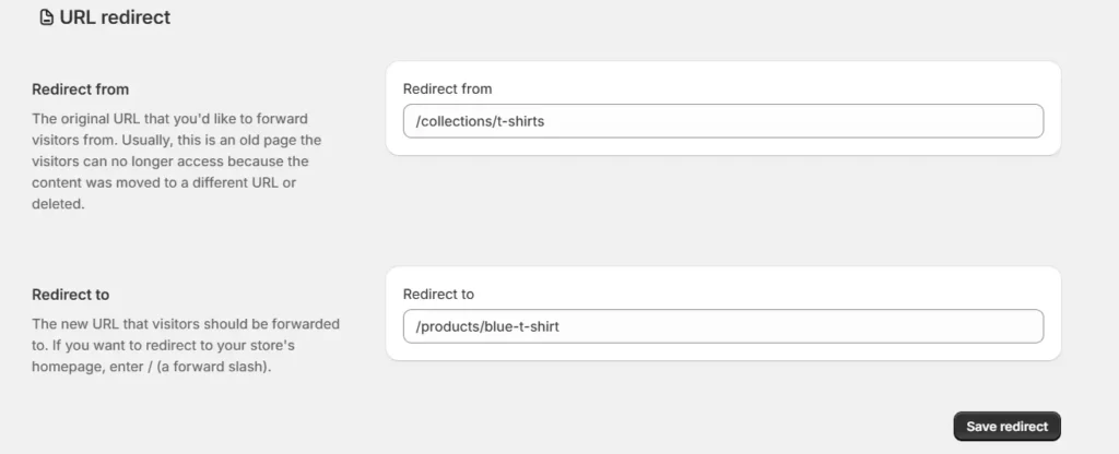 Step-by-Step Guide to Redirect URLs in Shopify